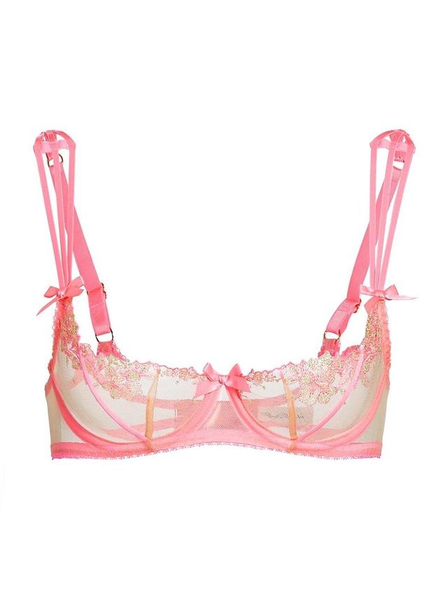 Womens Tessy Strappy Mesh Bra Product Image