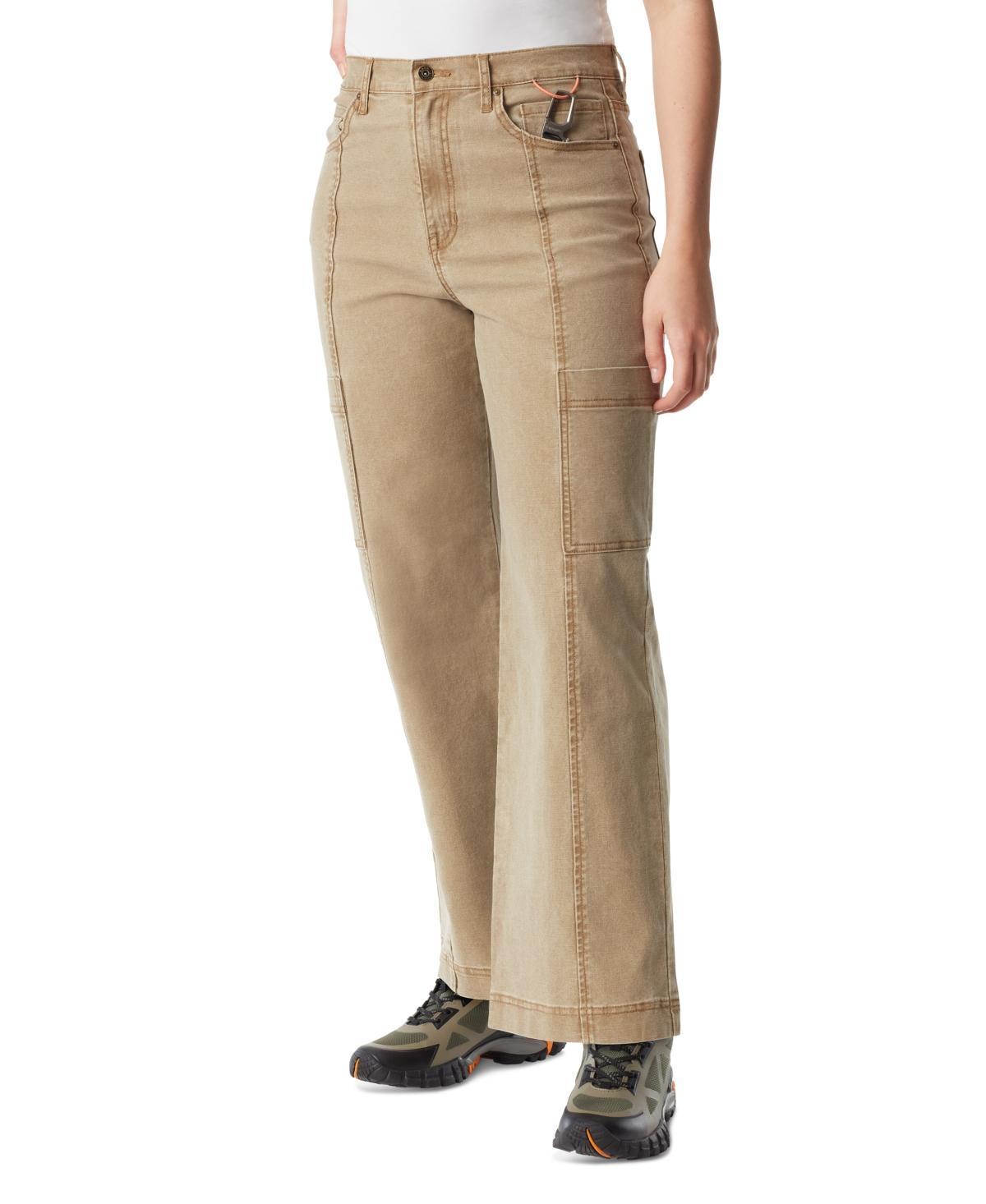 Bass Outdoor Womens High-Rise Wide-Leg Utility Pants Product Image