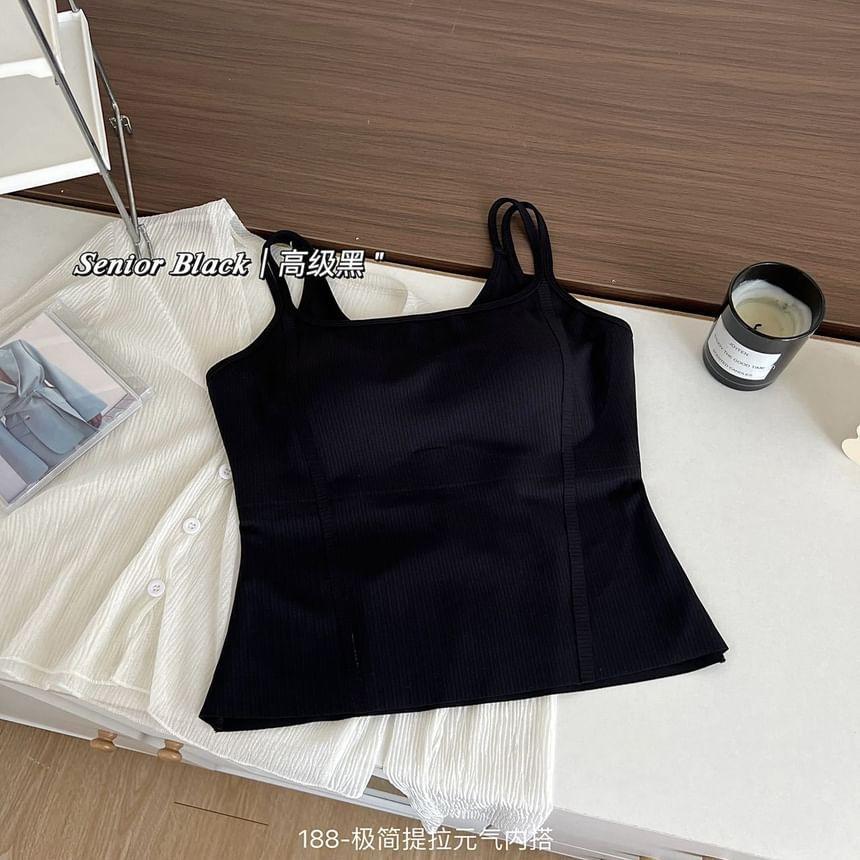 Plain Strappy Cami Top Product Image