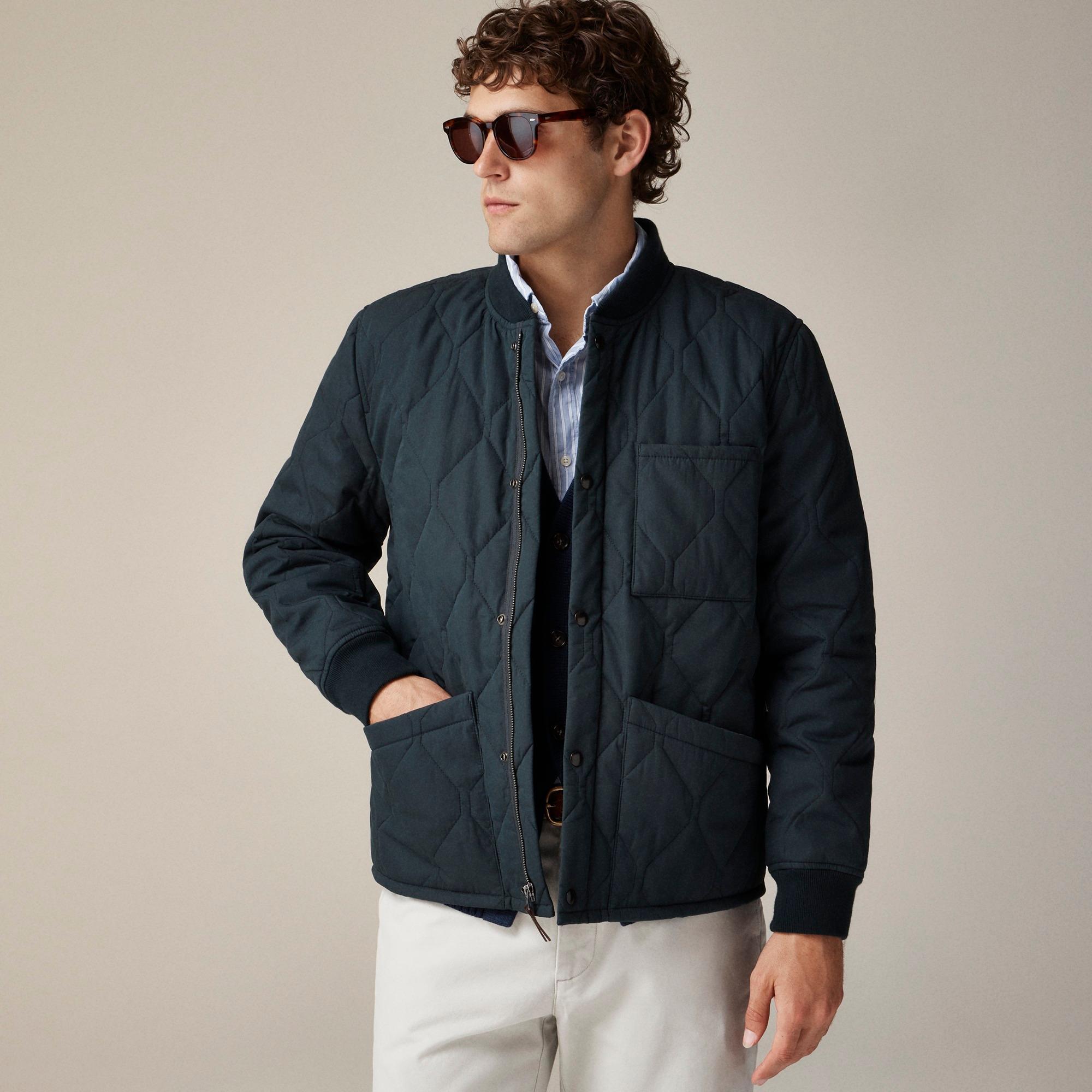 Quilted flight jacket with PrimaLoft® Product Image