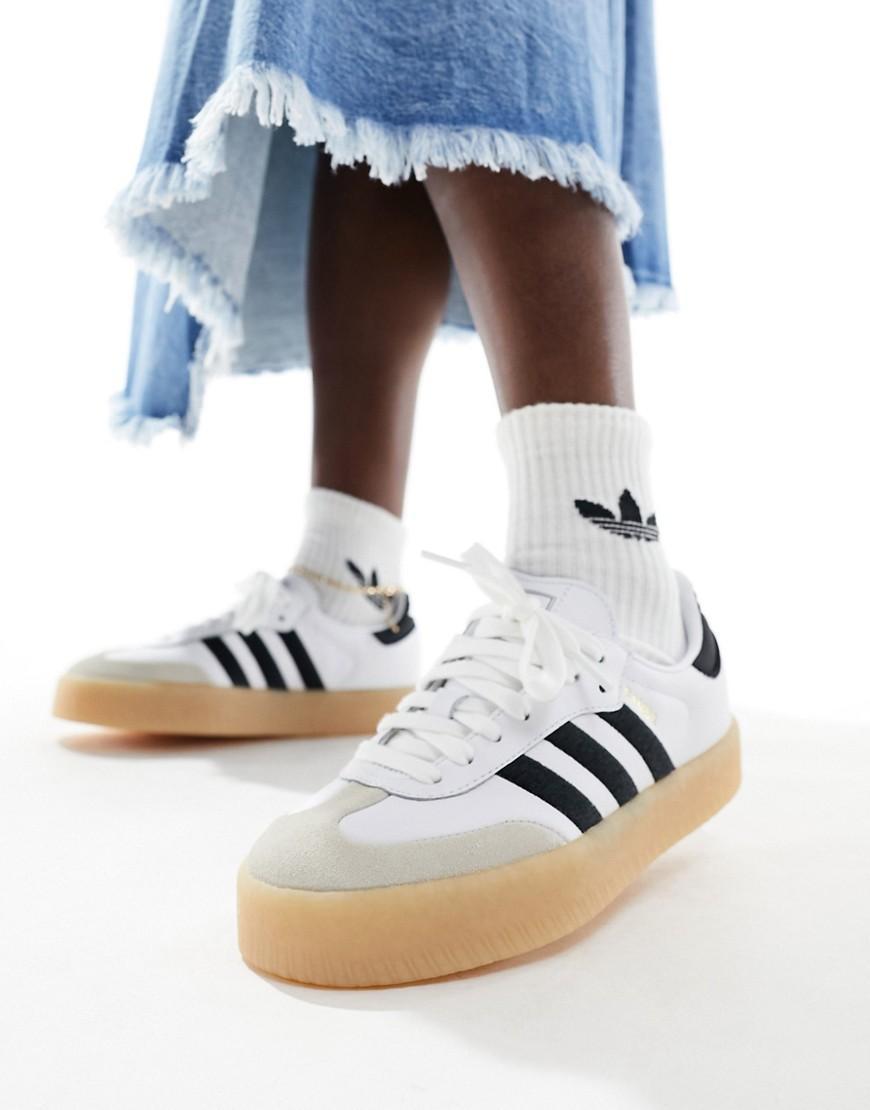 adidas Originals Sambae - Womens Collegiate Green/White/White Product Image