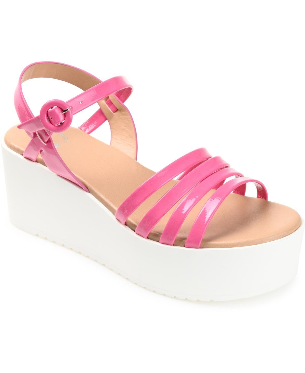 Journee Collection Miragge Tru Comfort Foam Womens Wedge Sandals Product Image