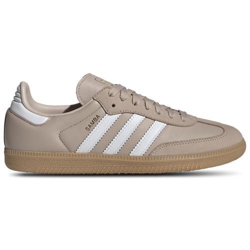 adidas Originals Womens adidas Originals Samba OG - Womens Shoes Wonder Taupe/White/Gold Metallic Product Image