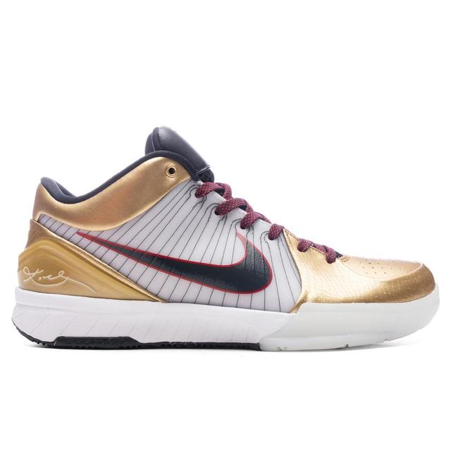 Kobe 4 Protro 'Gold Medal' - White/Dark Obsidian/Varsity Red Male Product Image