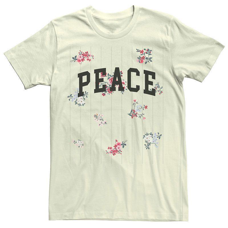 Mens Little Flowers Peace Tee Product Image