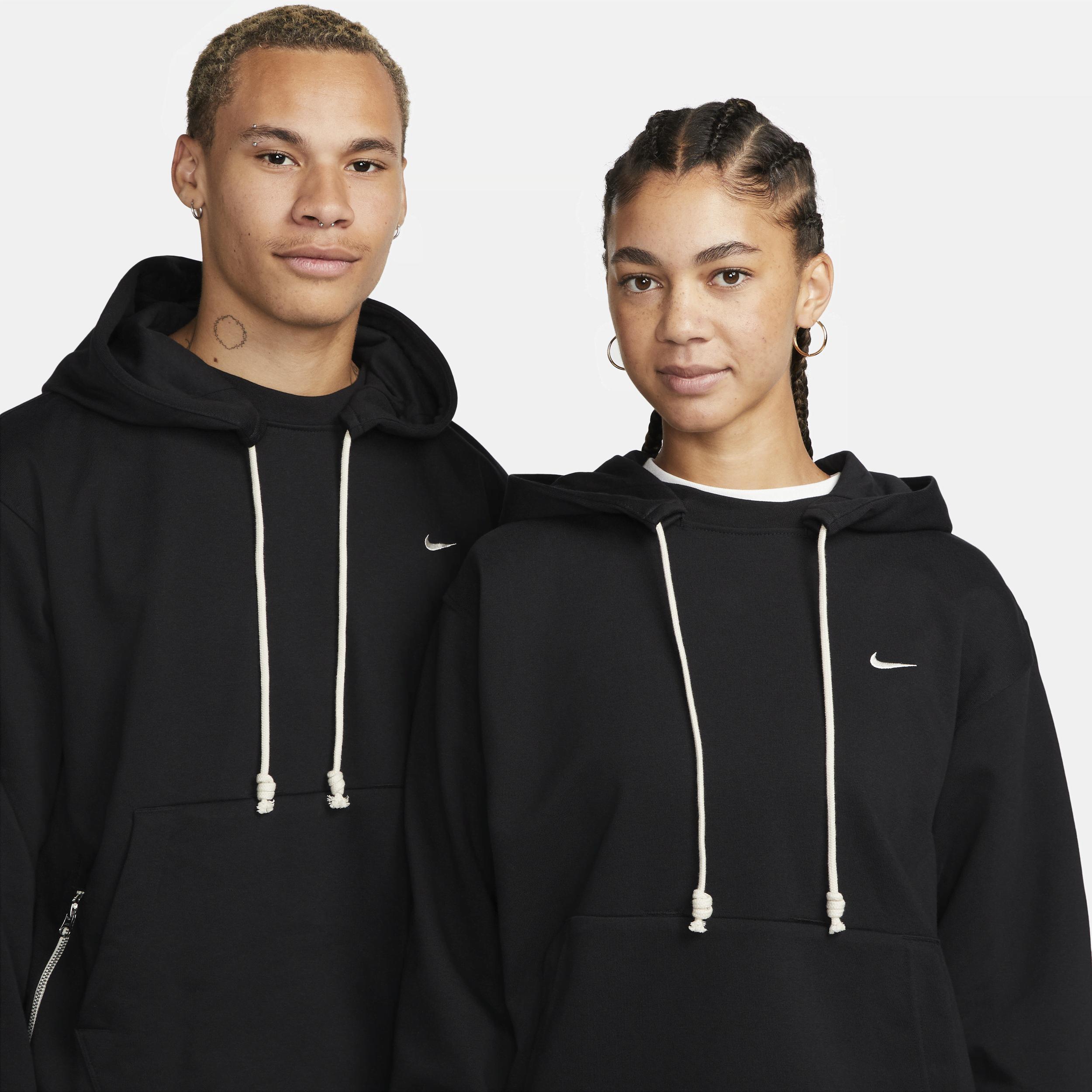 Nike Mens Nike Dri-FIT Standard Issue Pullover Hoodie - Mens Pale Ivory/Black Product Image