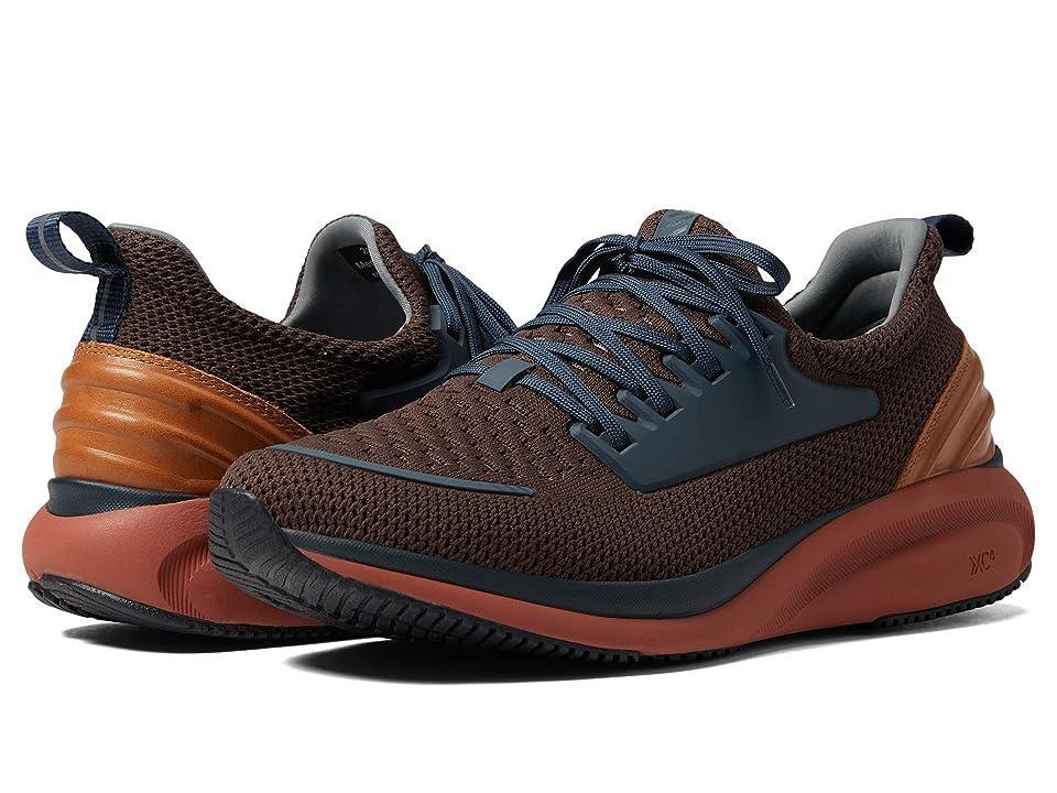 Johnston & Murphy XC4 TR1 Sport Hybrid (Red/Brown Waterproof Knit/Full Grain) Men's Shoes Product Image