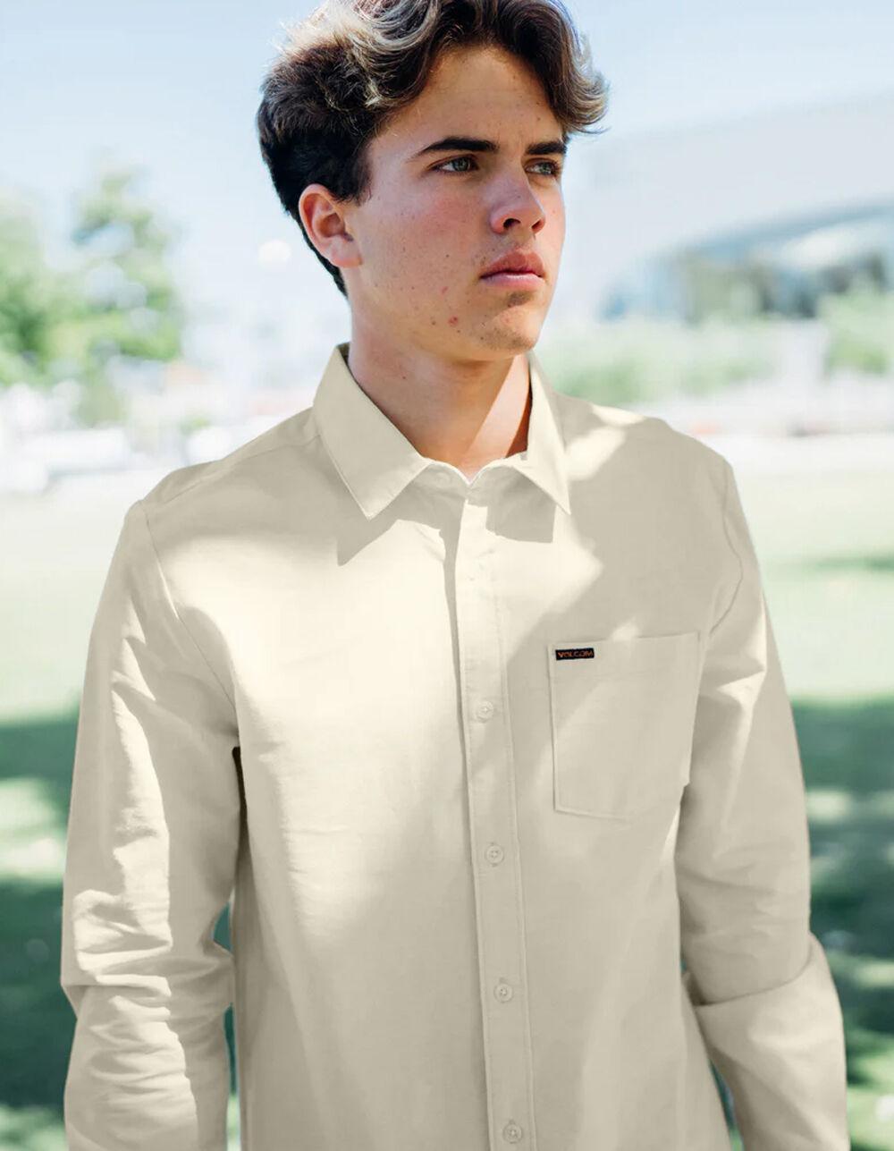 VOLCOM Veeco Oxford Mens Long Sleeve Button Up Shirt Product Image