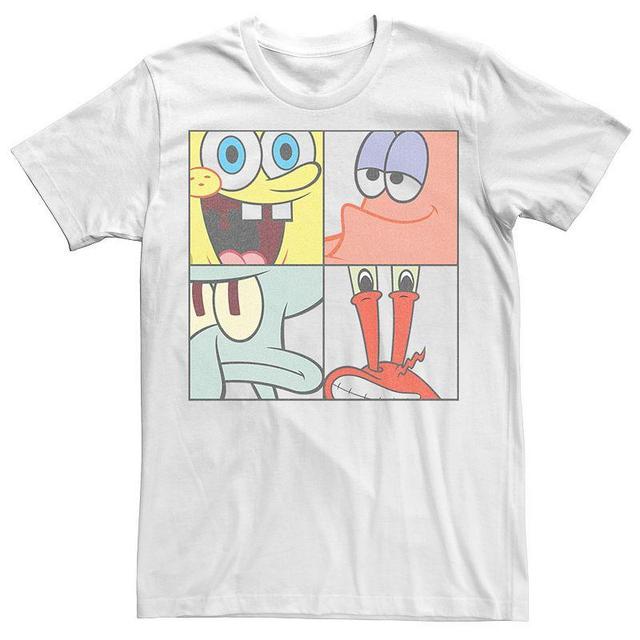 Mens Spongebob 4 Square Close Up Tee Product Image