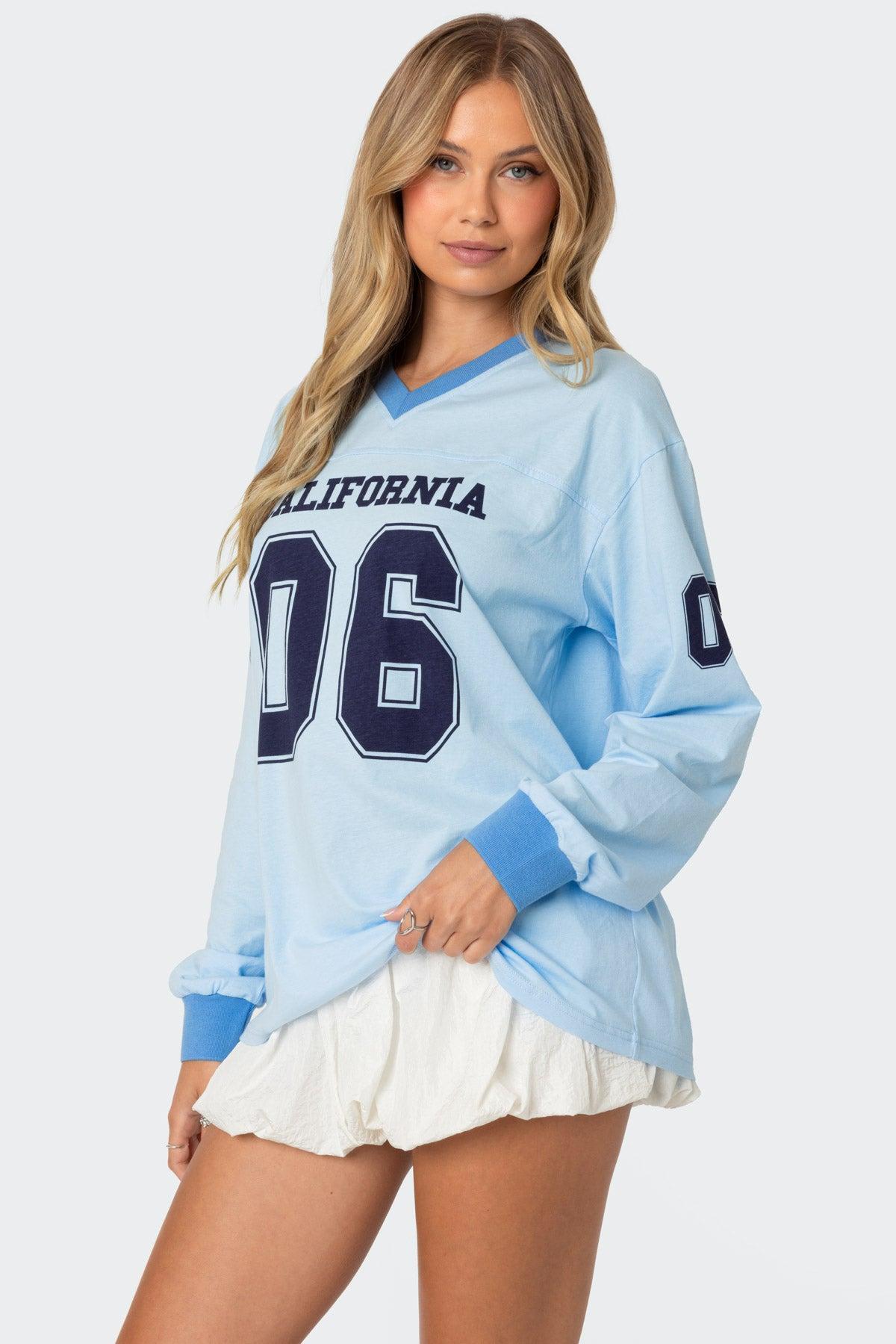 06 Oversized Long Sleeve T Shirt Product Image