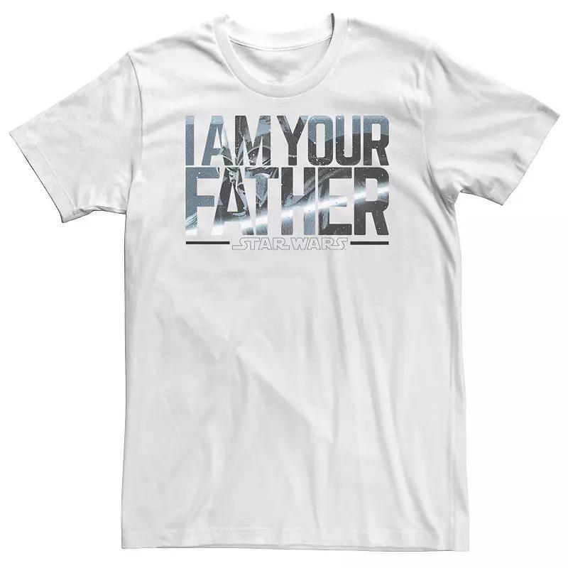 Big & Tall Star Wars Darth Vader I Am Your Father Classic Tee, Mens Product Image