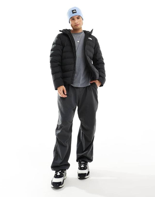 The North Face Aconcagua 3 lined padded hoodie jacket in black Product Image