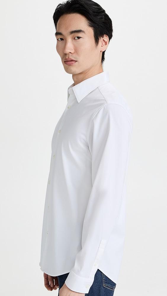 Theory Sylvain Structure Knit Shirt | Shopbop Product Image