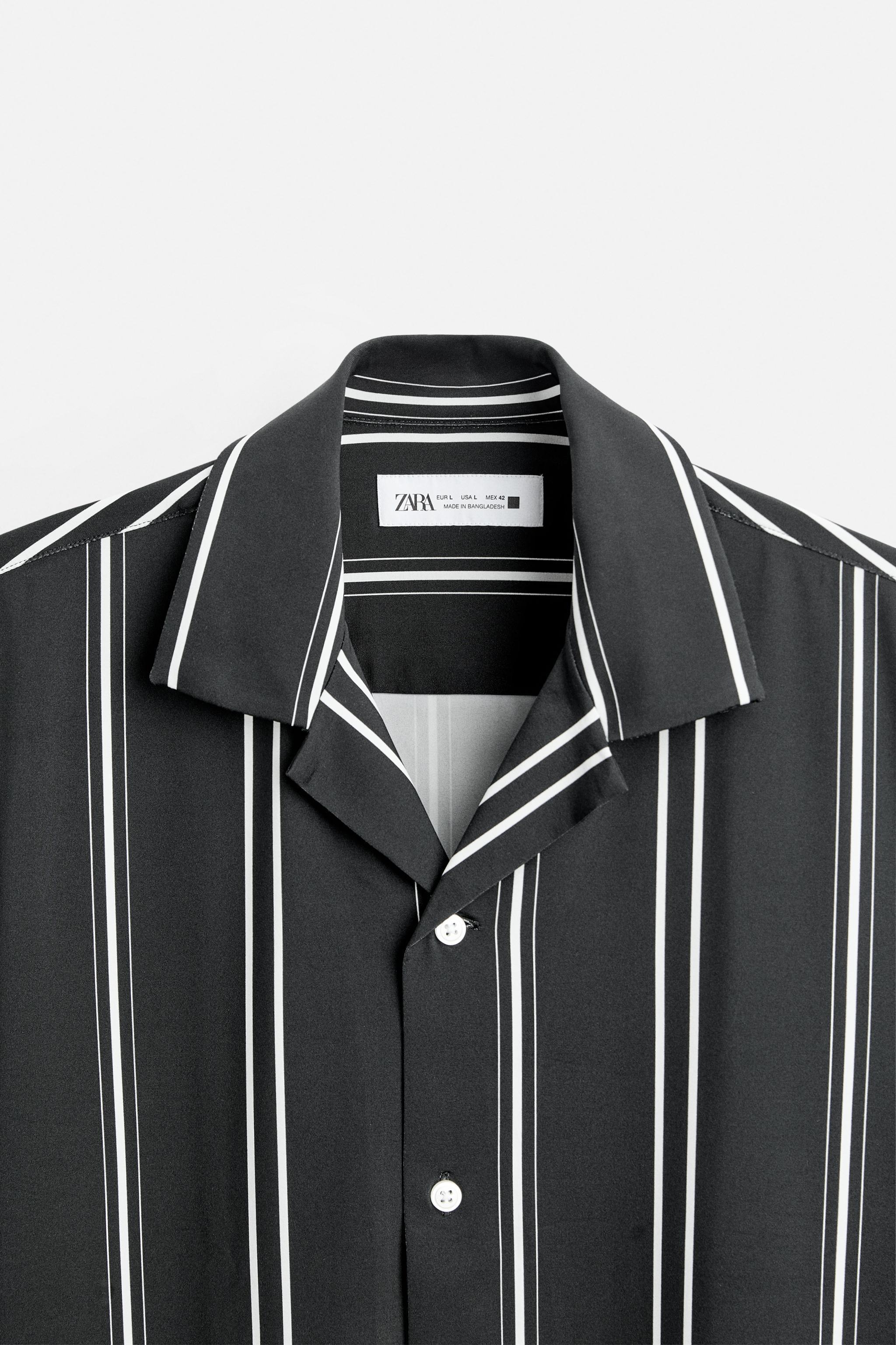 STRIPED STRETCH SHIRT Product Image