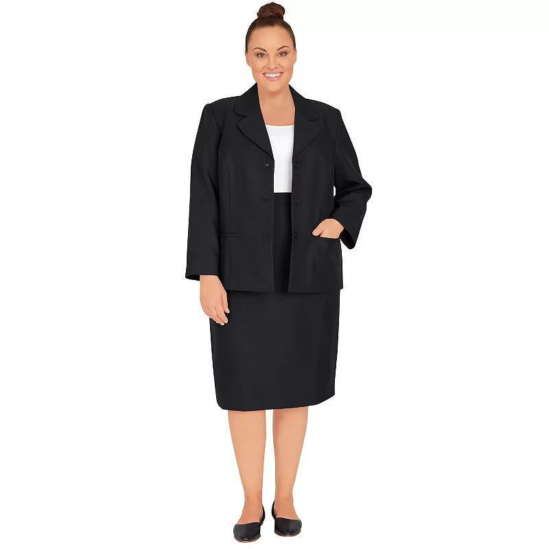 Plus Size Alfred Dunner Chic Button-Front Jacket, Womens Product Image