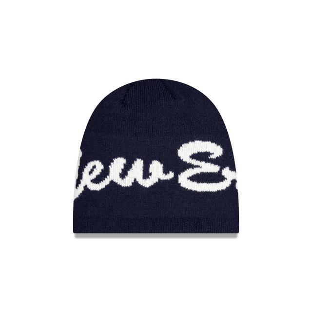 Brand New Era Postscript Mohair Navy Beanie Hat Male Product Image