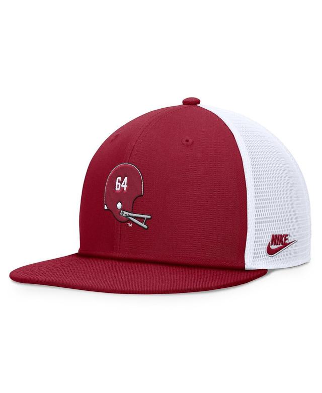 Nike Mens Crimson Alabama Crimson Tide Legacy Pro Snapback Hat - Crimson, White Product Image