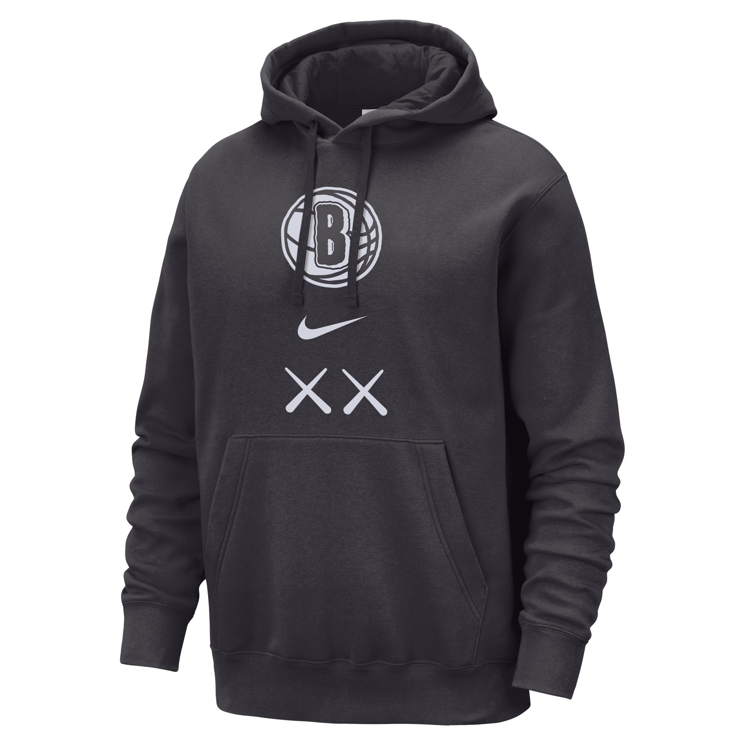 Brooklyn Nets Club Fleece City Edition Nike Men's NBA Pullover Hoodie Product Image