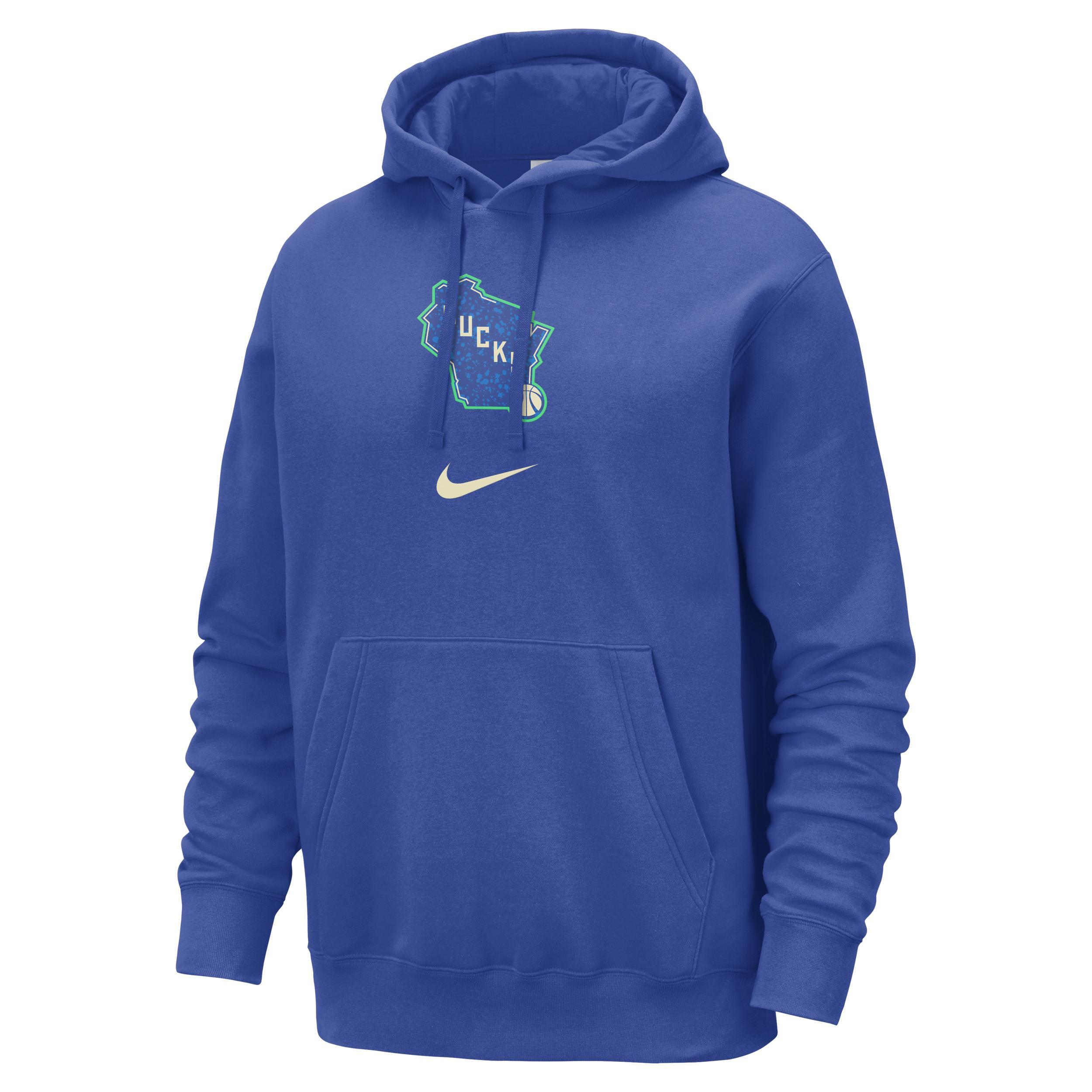 Mens Nike Teal Charlotte Hornets 2023/24 City Edition Essential Club Pullover Hoodie Product Image