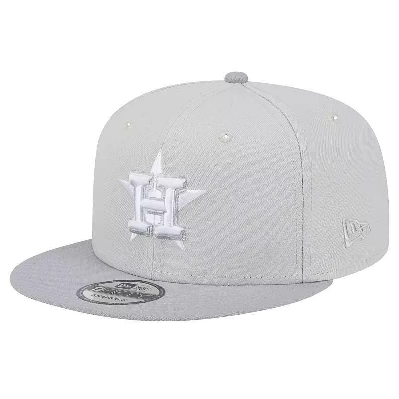 Mens New Era Khaki/Gray Houston Astros Color Pack Two-Tone 9FIFTY Snapback Hat Product Image