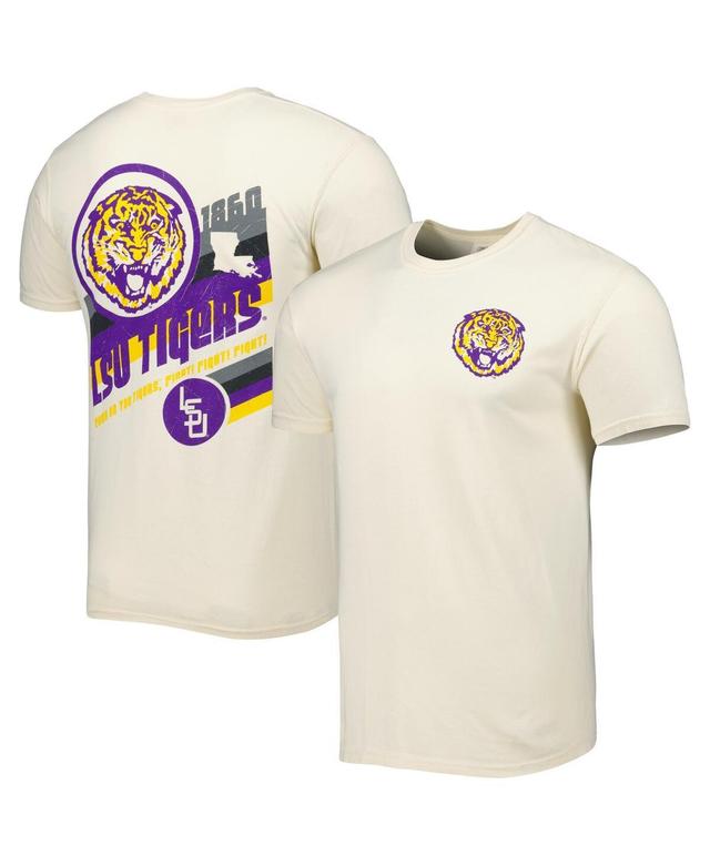 Mens Cream LSU Tigers Vault Vintage Comfort Color T-Shirt Product Image