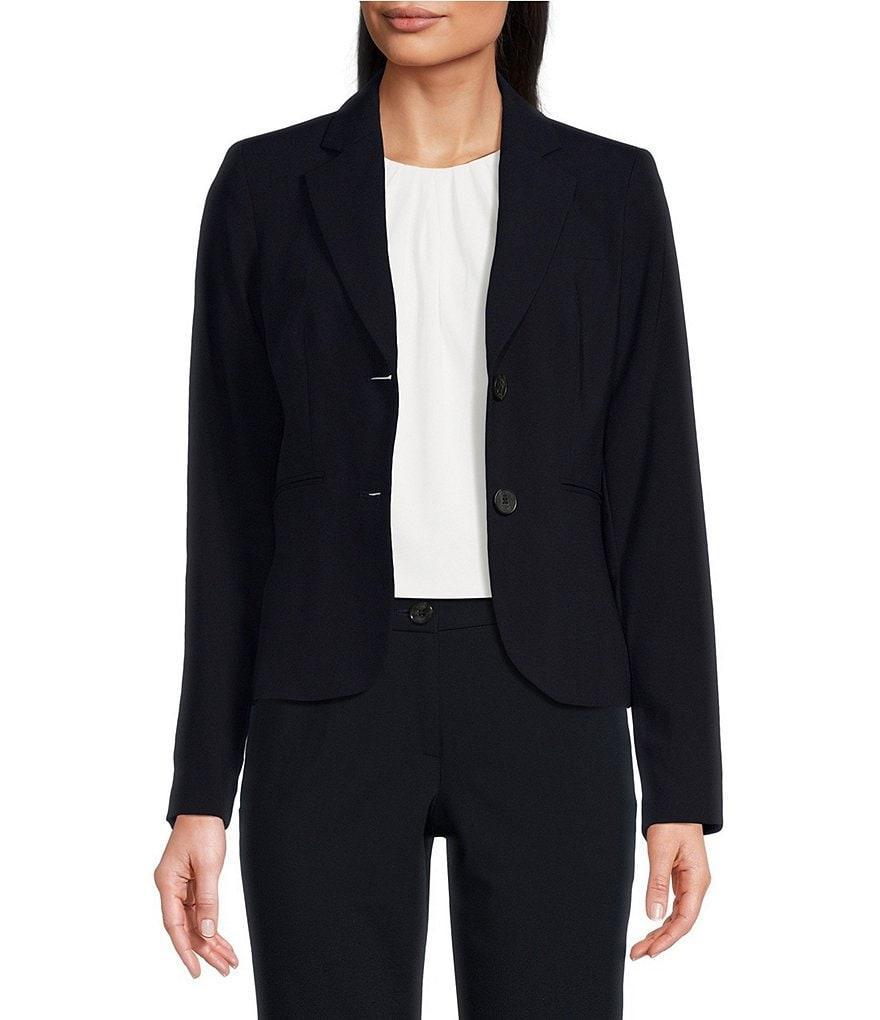 DKNY Notch Collar Two Button Blazer Product Image