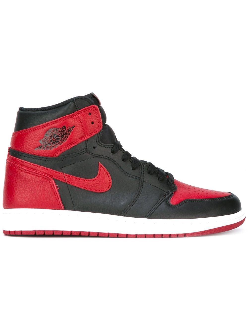 Air Jordan 1 Retro High OG "Banned/Bred" sneakers Product Image