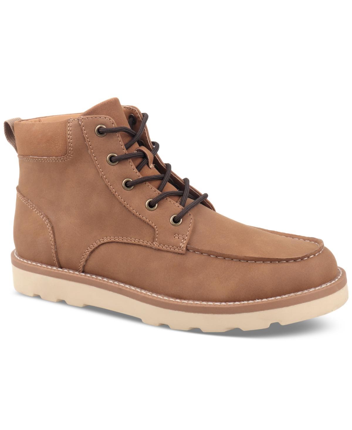 Club Room Mens Clifton Lace-Up Moc-Toe Boots, Created for Macys Mens Shoes Product Image