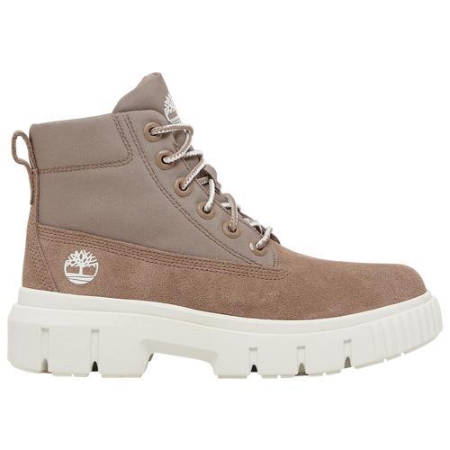 Timberland Womens Greyfield Shiny Suede Boots - Taupe/Taupe Product Image