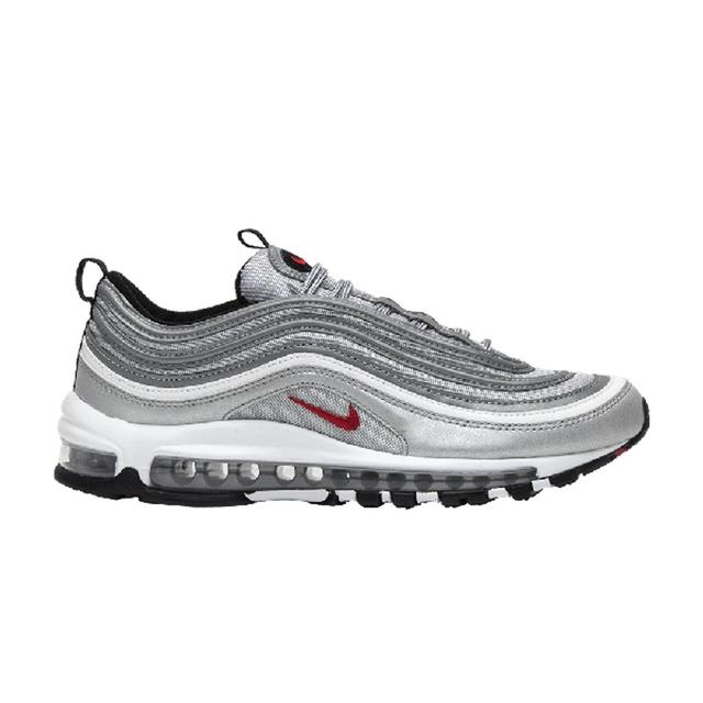 Air Max 97 Og Qs Sneakers In Metallic Silver/black/white/university Red Product Image