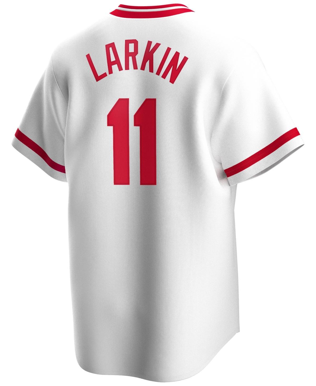 Nike Mens Barry Larkin Cincinnati Reds Coop Player Replica Jersey - White Product Image