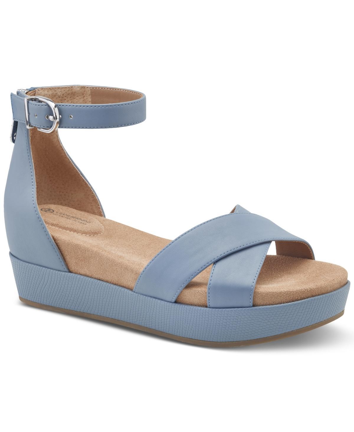 Giani Bernini Womens Eviee Memory Foam Wedge Sandals, Created for Macys Product Image