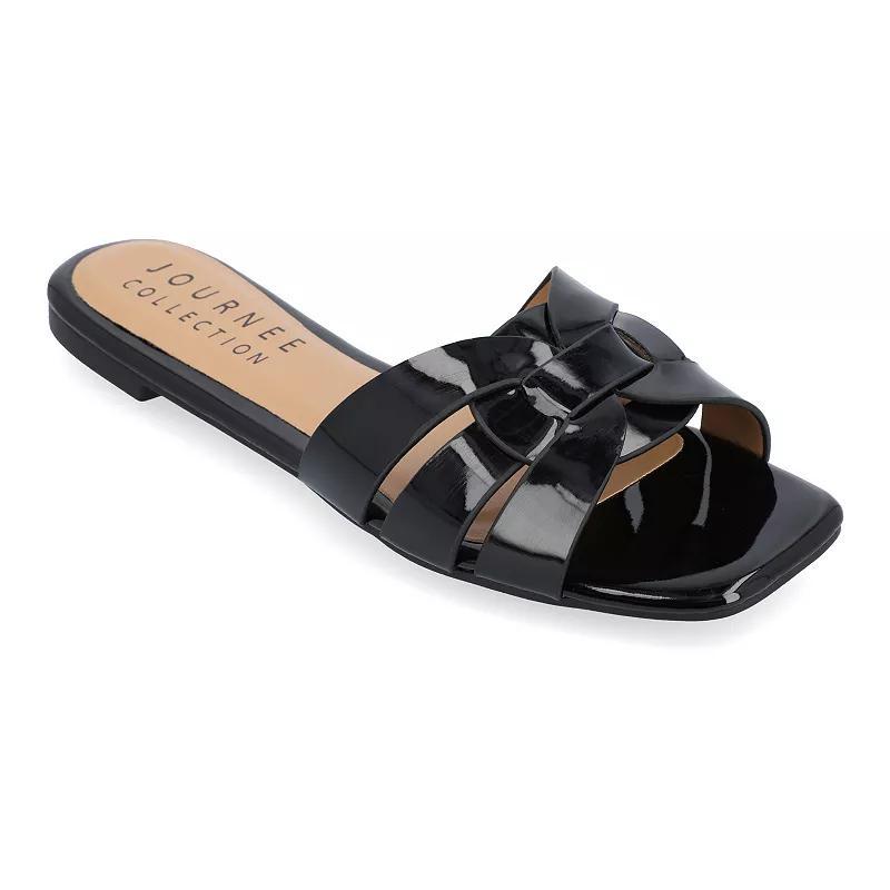 Journee Collection Arrina Womens Square Toe Sandals Product Image