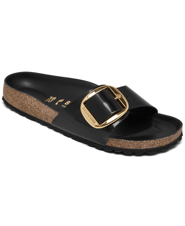 Birkenstock Madrid Big Buckle High Shine (High Shine Leather) Women's Sandals Product Image