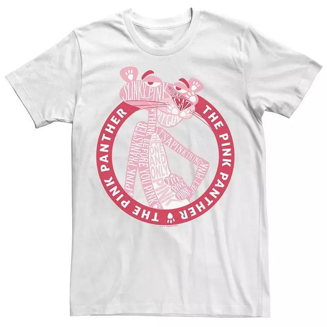 Mens The Pink Panther Text Fill Portrait Tee Product Image