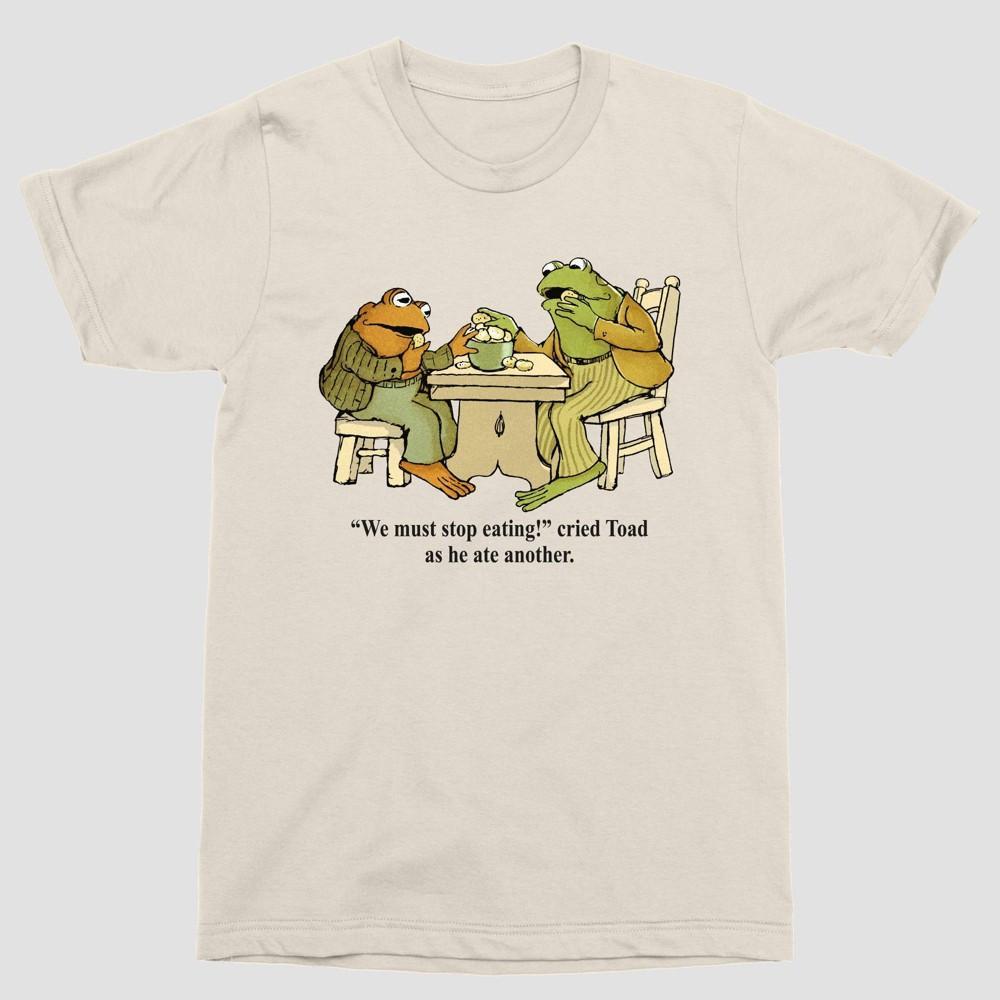 Mens Frog and Toad Short Sleeve Graphic T-Shirt - Tan Product Image