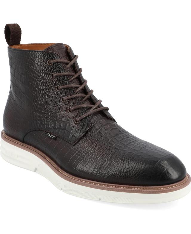 TAFT 365 Croc Embossed Leather Boot Product Image