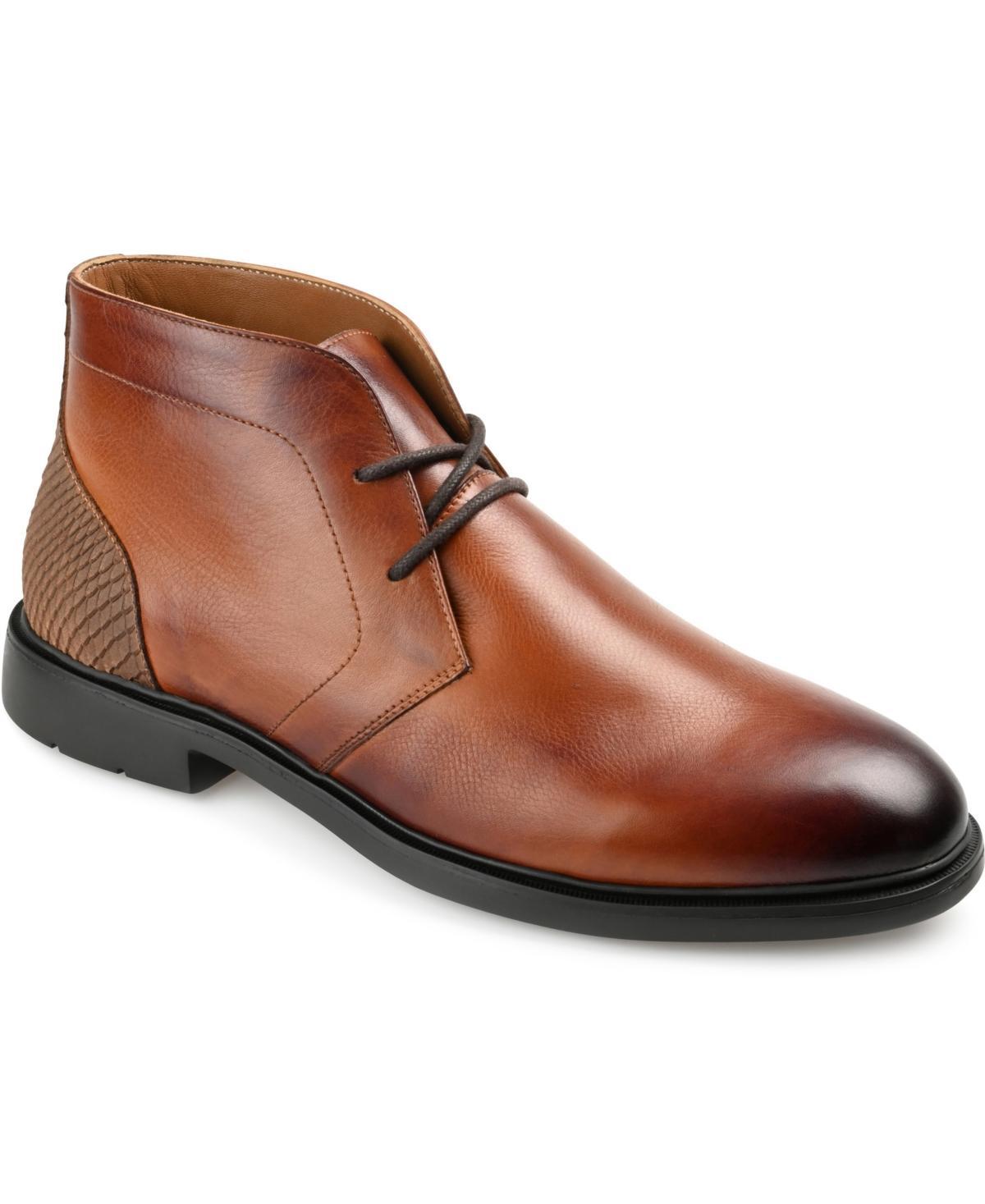 Thomas & Vine Aldridge Mens Leather Chukka Boots Red Product Image