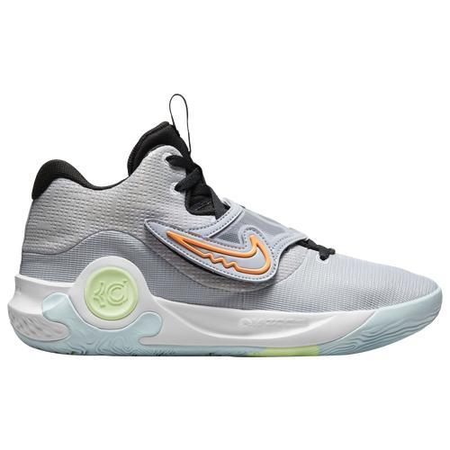 Nike Mens Kevin Durant Nike KD TREY 5 X - Mens Basketball Shoes White/Barely Volt/Wolf Grey Product Image