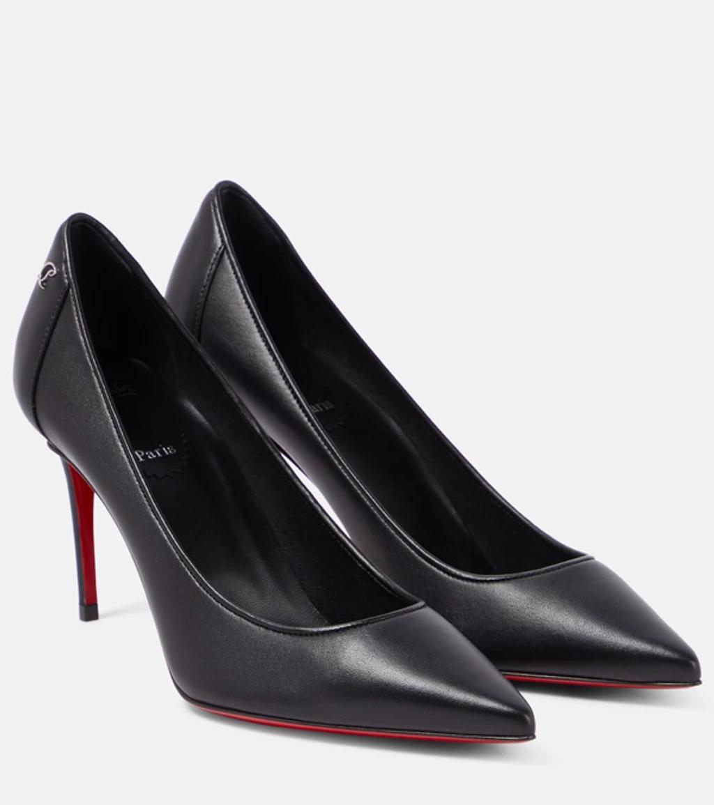 CHRISTIAN LOUBOUTIN Pigalle Patent Leather Pumps 85 In Black Product Image