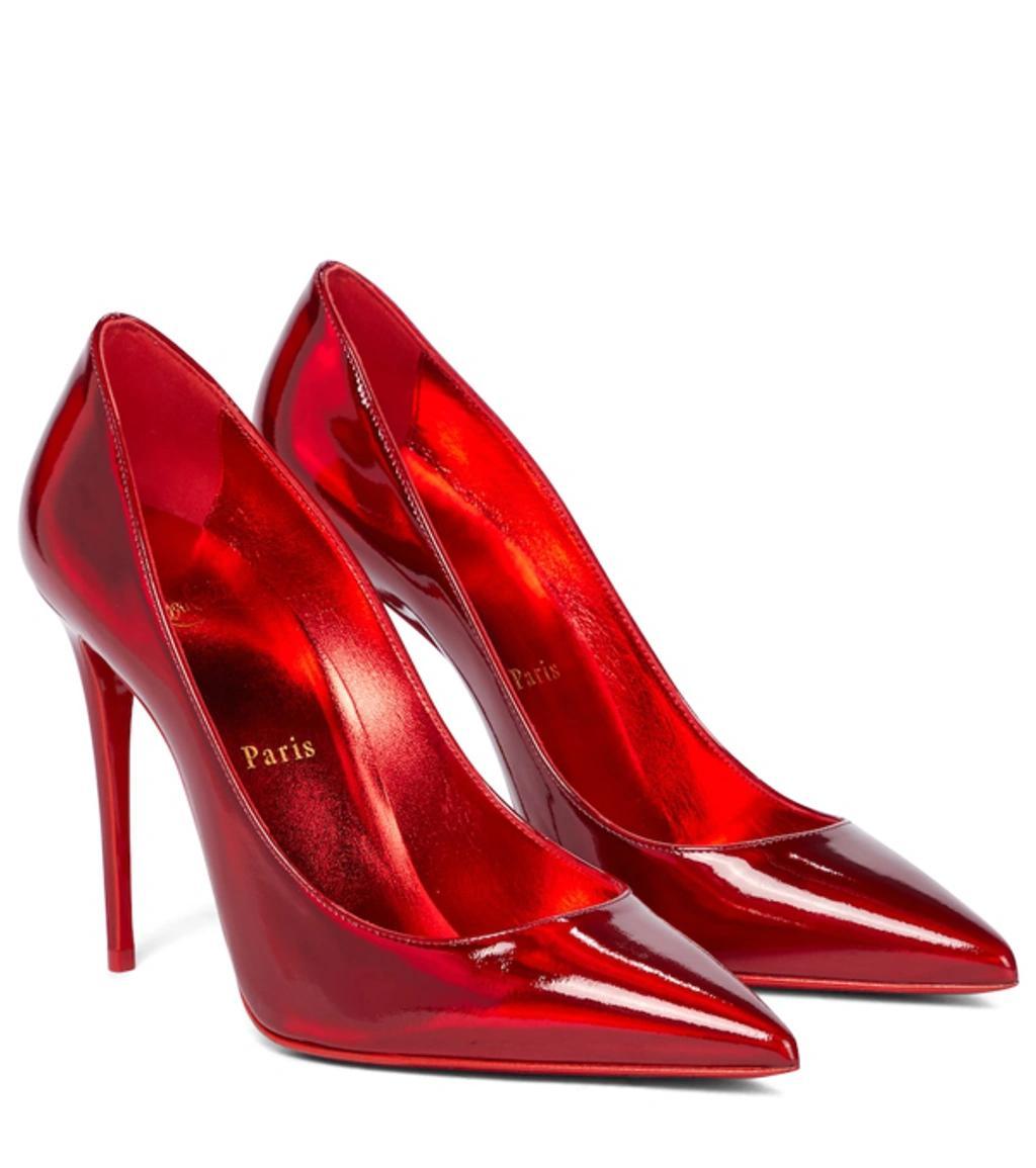 Kate Patent Pointed-toe Red Sole High-heel Pumps Product Image