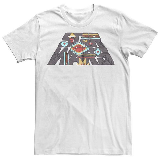 Mens Star Wars Pattern Logo Fill Tee Product Image