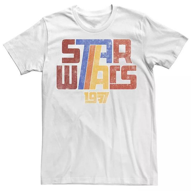 Mens Star Wars Super Retro 1977 Custom Logo Graphic Tee Product Image