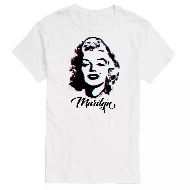 Big & Tall Marilyn Monroe Splatter Tee, Mens Product Image