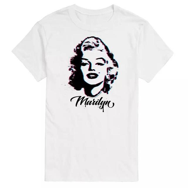 Big & Tall Marilyn Monroe Splatter Tee, Mens Product Image