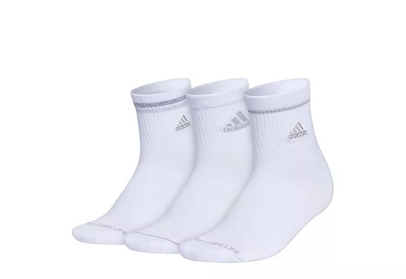 Adidas Womens Cushioned Sport 2.0 High Quarter Socks 3 Pairs Product Image