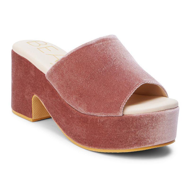 BEACH by Matisse Terry Block Heel Platform Pumps Product Image