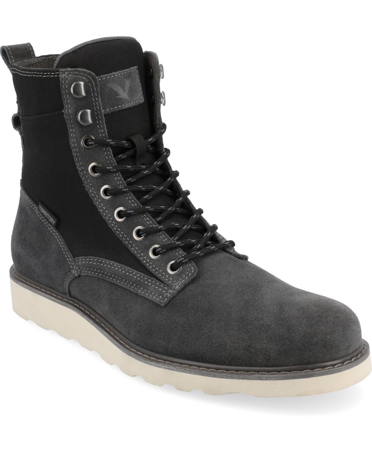 Territory Elevate Mens Tru Comfort Foam Lace-up Leather Ankle Boots Product Image