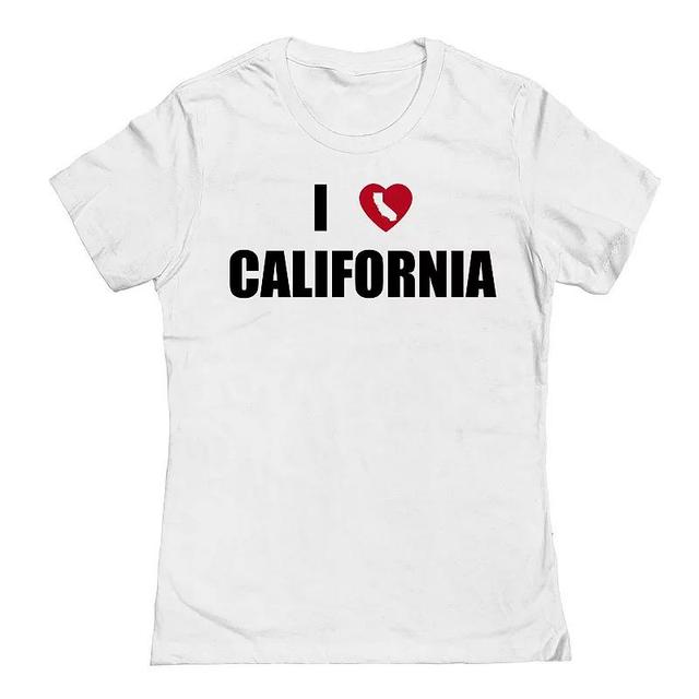 Juniors I Heart California Graphic Tee, Womens Product Image