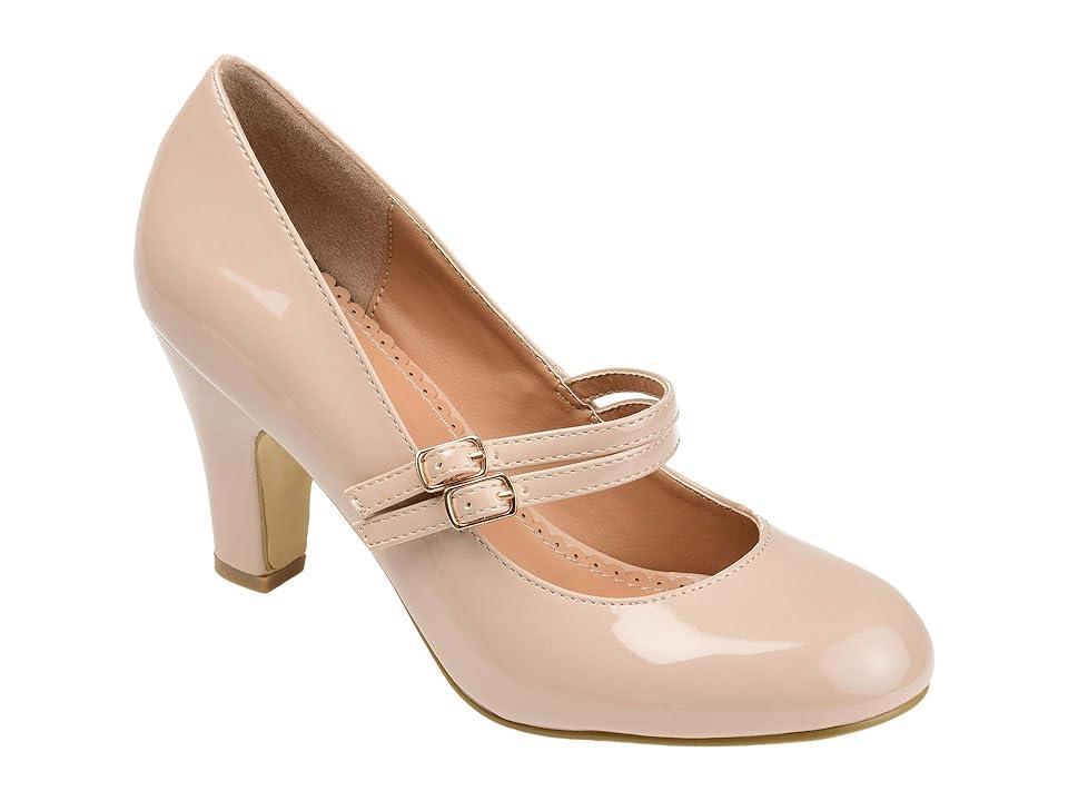 Journee Collection Womens Wendy Double Strap Heels Womens Shoes Product Image